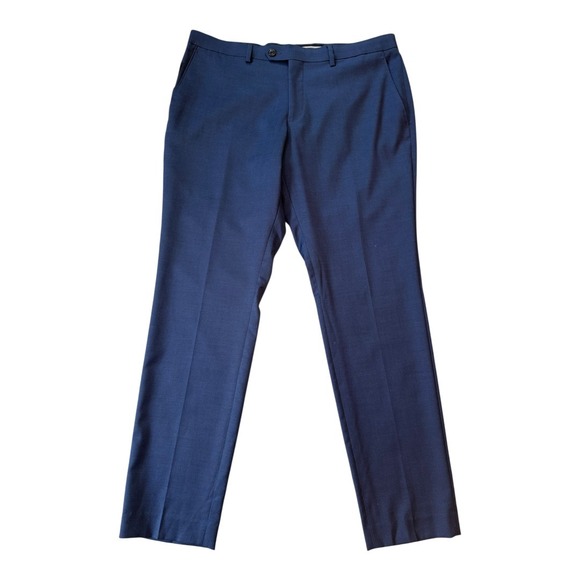Penguin Navy Dress Pants 2 Piece Garment 34W 40‎ Short New with Tags - Picture 1 of 5